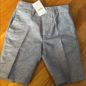 Crewcuts Thompson grey suit shorts